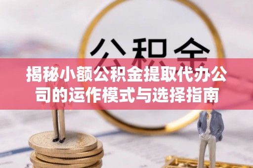 湘乡揭秘小额公积金提取代办公司的运作模式与选择指南